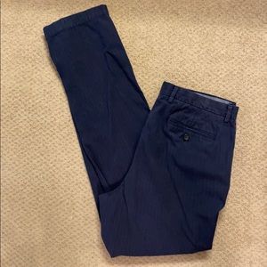 Banana Republic Navy Pinstripe Chino Pant